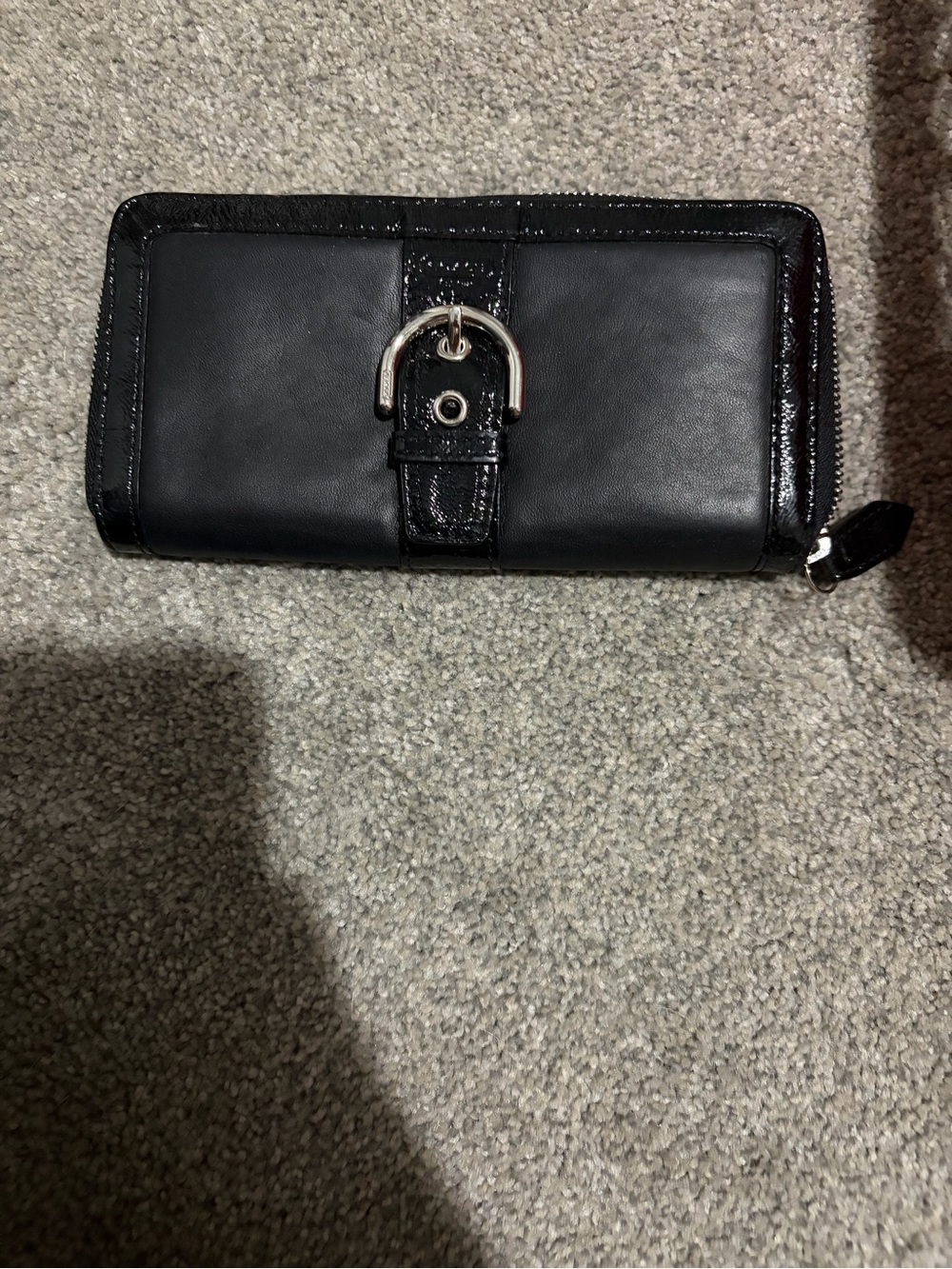 Coach Women's Zip-Around Wallet with Buckle Accent